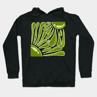 Green flowers Hoodie